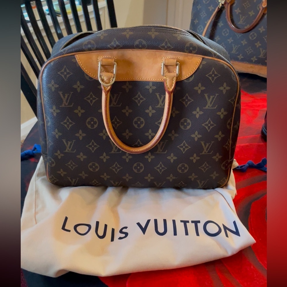 Louis Vuitton Vintage Monogram Canvas Deauville Satchel